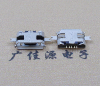 博罗MICRO USB 5P接口 沉板1.2贴片 卷边母座